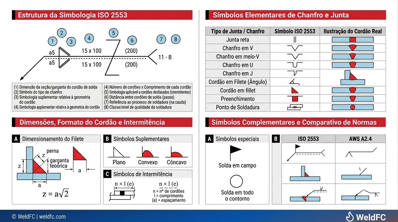 Simbologia ISO 2553 © WeldFC